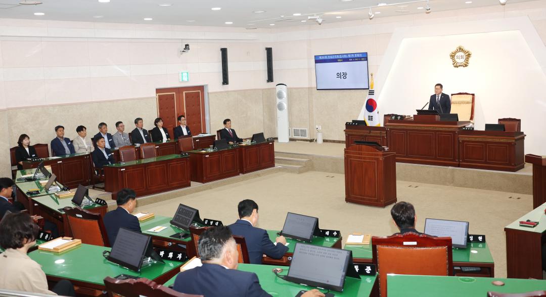 제291회 의성군의회 임시회 개회